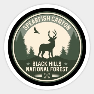 Spearfish Canyon SD Wildlife Sticker